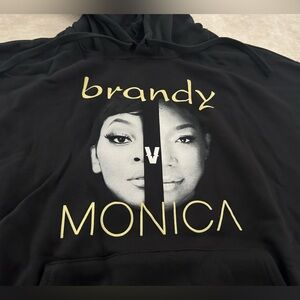Verzuz Brandy V Monica Black super soft hoodie- Womens Sz XL New In Package